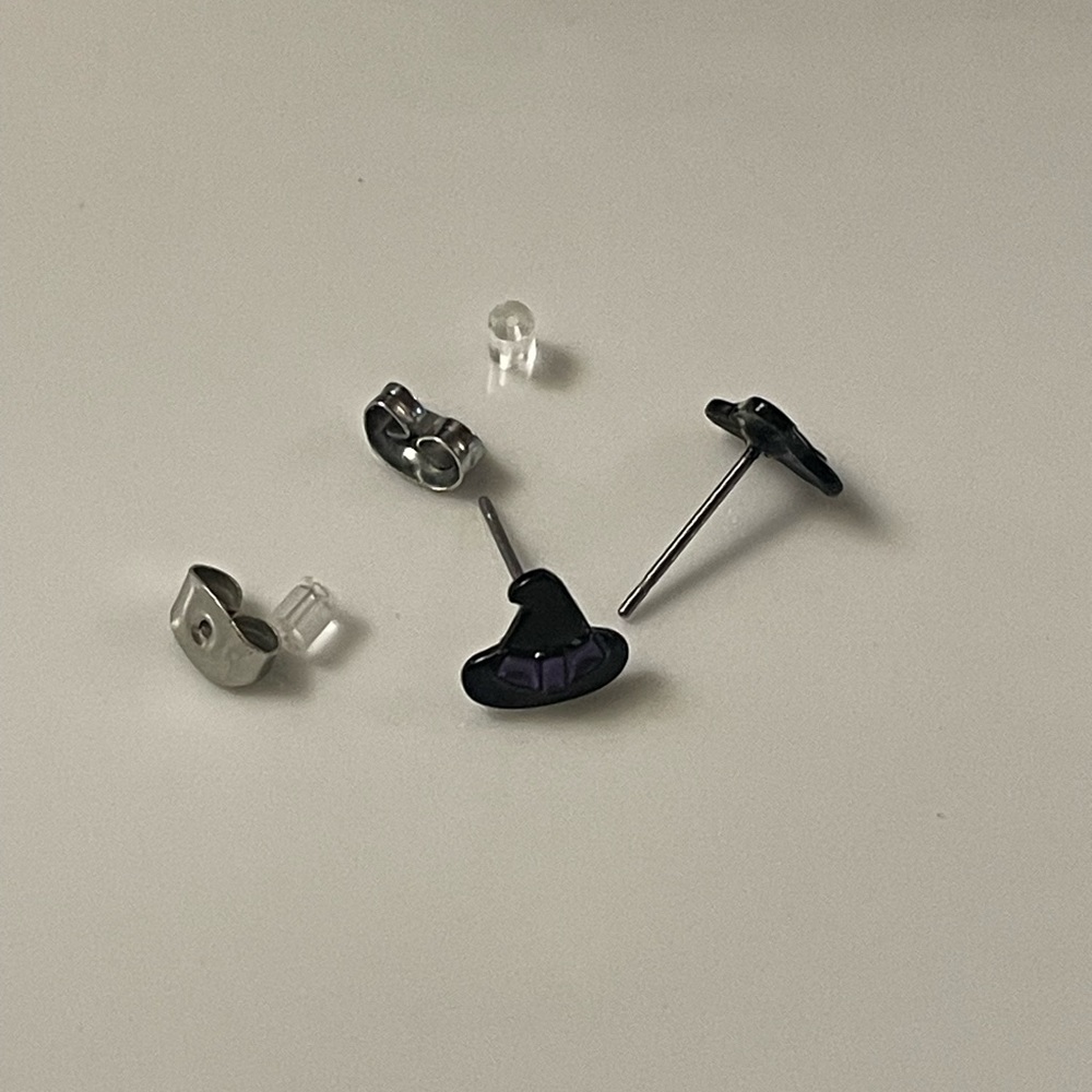 Witch Hat Studs - image 3